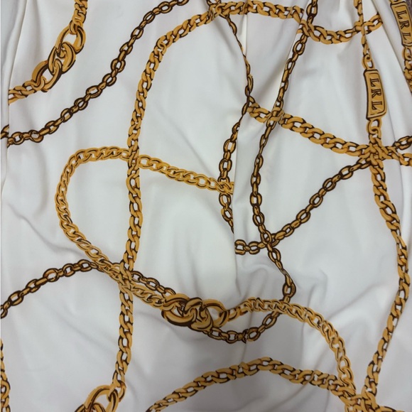 Lauren Ralph Lauren Gold Chain Dress-0414 - Picture 4 of 10